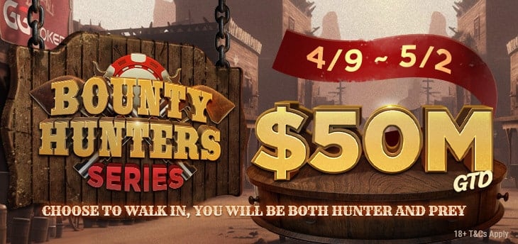 At Least $50M To Be Won In GGPoker’s Bounty Hunters Series
